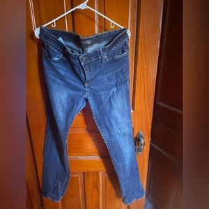 Levi’s size 16/33 Slight Curve indigo blue jeans Women’s